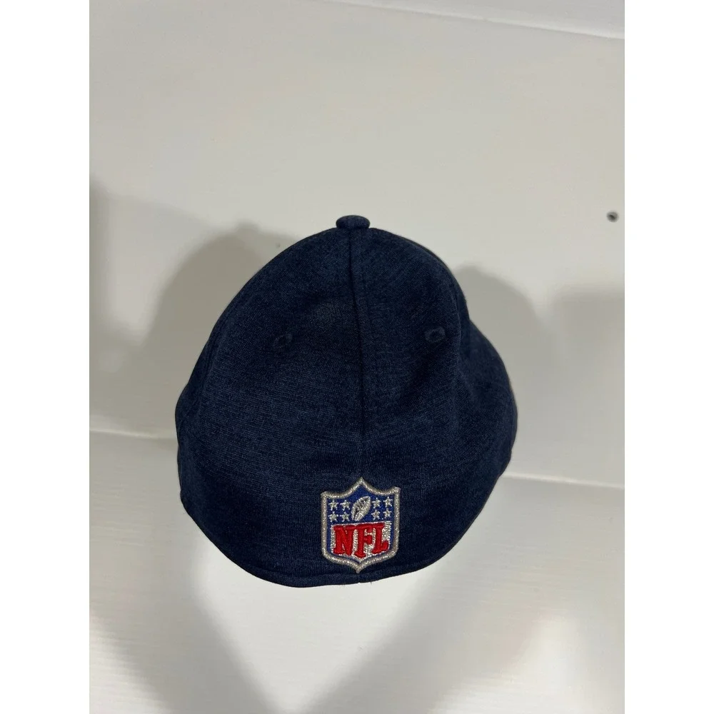 New Era New England Patriots Youth 39THIRTY Stretch Fit Hat Navy Grey G38